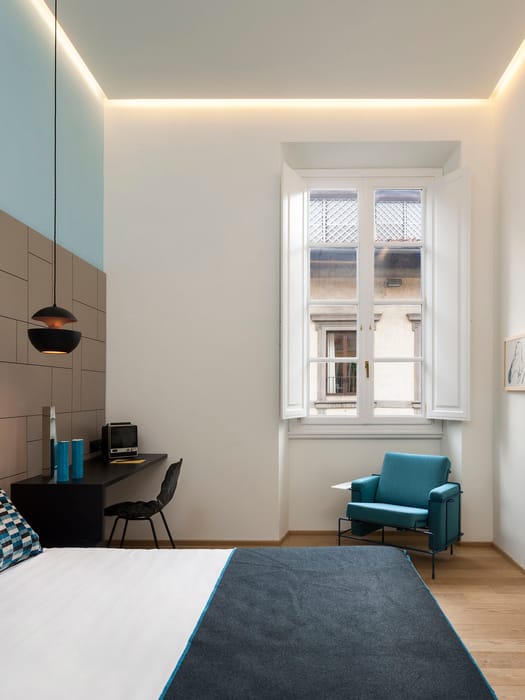 Superior double room with armchair, Hotel Milù Florence