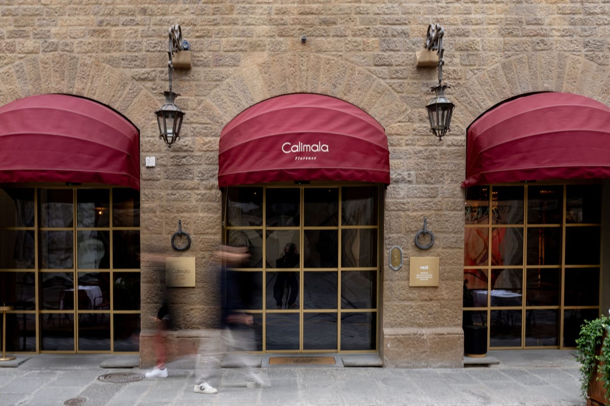 Facade of the restaurant, Hotel Calimala