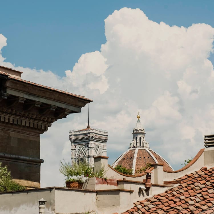 Exterior view of the Duomo’s dome