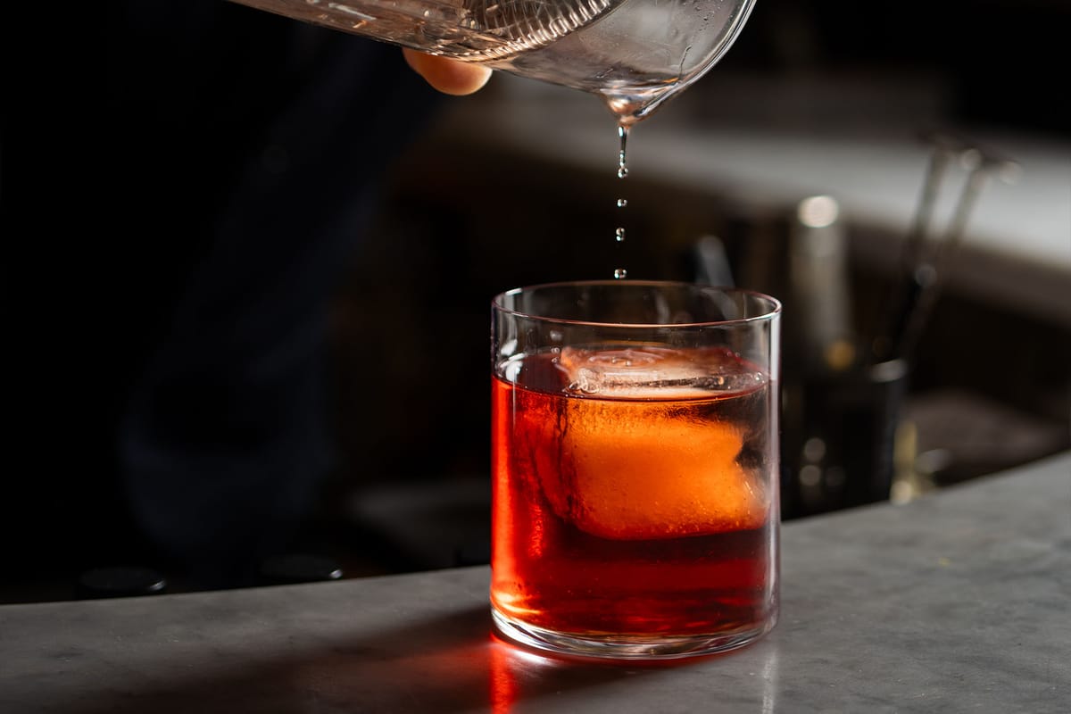 Drink detail at the bar, Hotel Milù